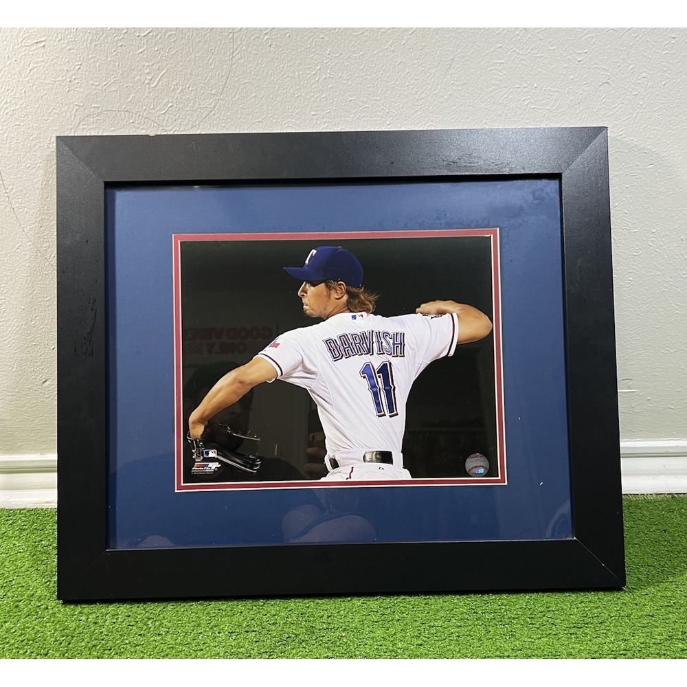 Texas Rangers Framed Authenticated MLB Photo File‎ '12 Yu Darvish Rookie Year